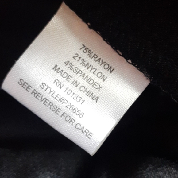 Charlotte Russe black dress/work pants - Picture 4 of 4